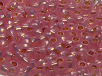 TOHO Round Beads 11/0 - PF2106 Silver-Lined Milky Mauve...