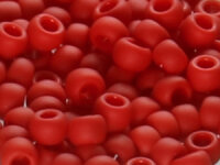 TOHO Round Beads 6/0 - 45F Opaque Frosted Pepper Red (50g...