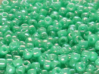 TOHO Round Beads 11/0 - 413 Opaque Rainbow Turquoise (50g... TOHO Round Beads 11/0 - 413 Opaque Rainbow Turquoise (50g...