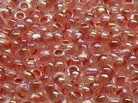 TOHO Round Beads 11/0 - 779 Salmon-Lined Rainbow Crystal...