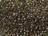TOHO Round Beads 15/0 - 750 Copper-Lined Black Diamond...