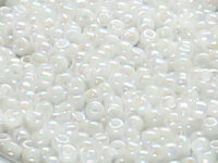 TOHO Round Beads 11/0 - 401 Opaque Rainbow White (50g...